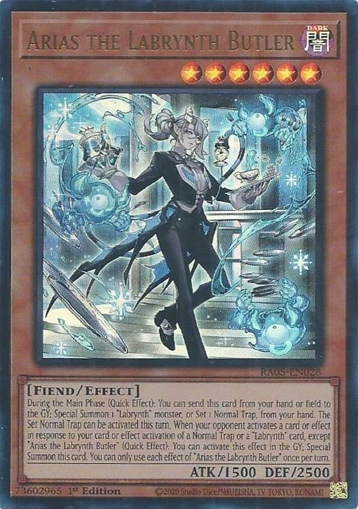 Arias the Labrynth Butler (Ultra Rare) [RA05-EN028] Ultra Rare | Exor Games New Glasgow