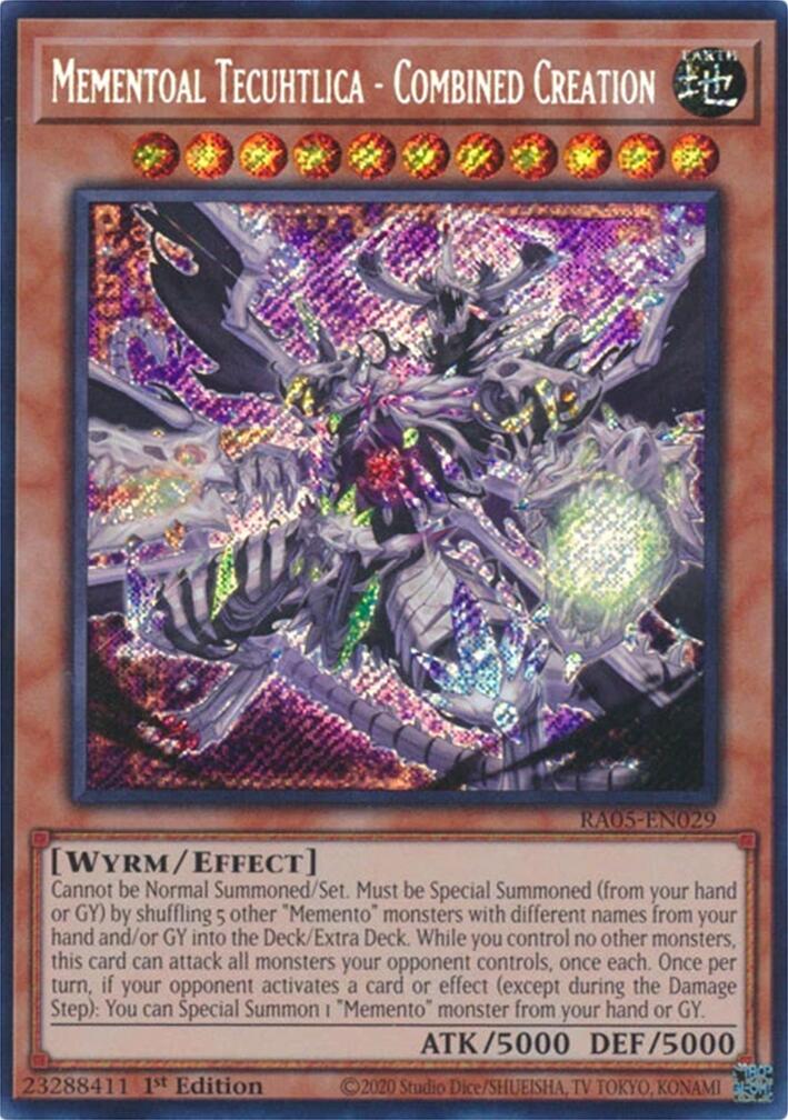 Mementoal Tecuhtlica - Combined Creation (Secret Rare) [RA05-EN029] Secret Rare | Exor Games New Glasgow
