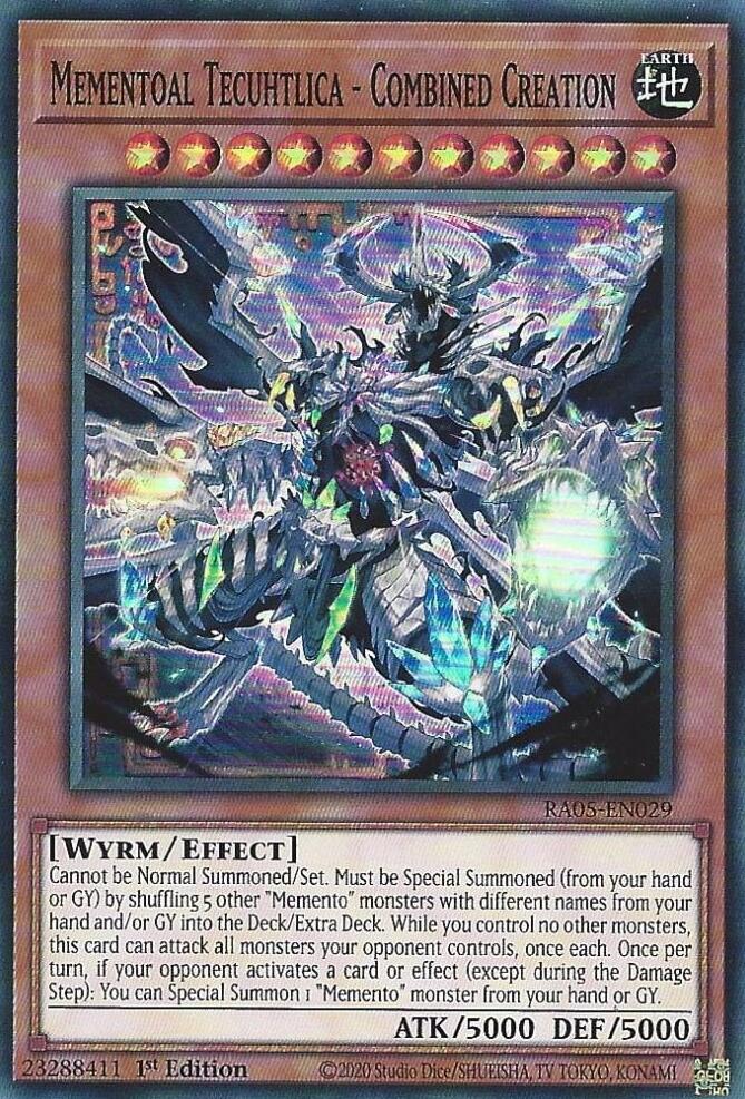 Mementoal Tecuhtlica - Combined Creation [RA05-EN029] Super Rare | Exor Games New Glasgow