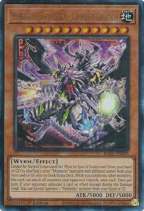 Mementoal Tecuhtlica - Combined Creation (Ultimate Rare) [RA05-EN029] Ultimate Rare | Exor Games New Glasgow