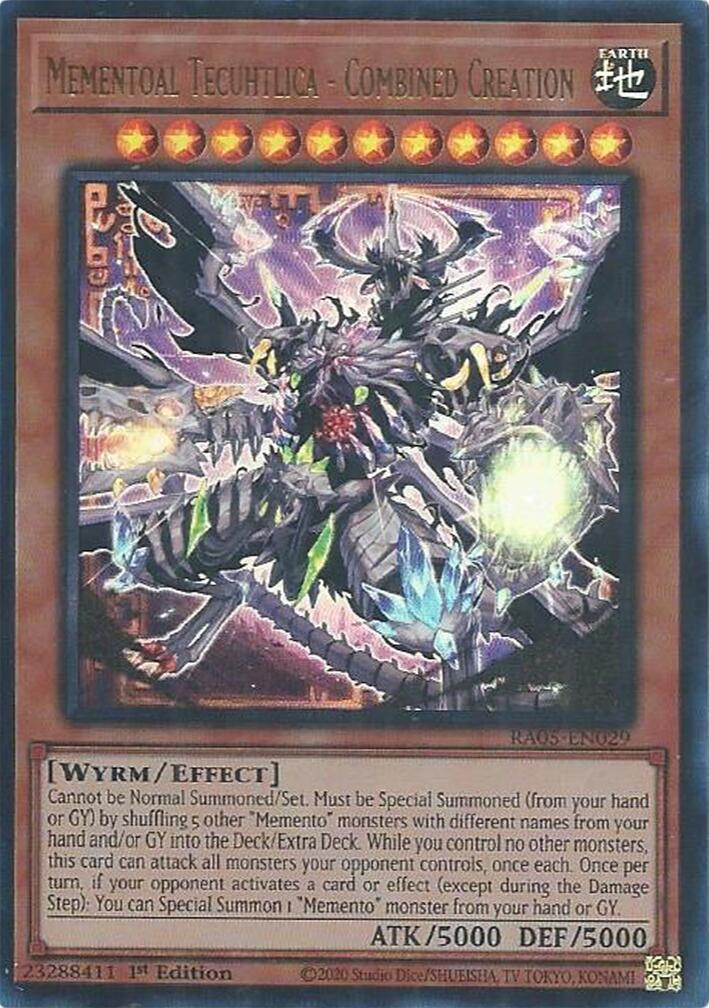 Mementoal Tecuhtlica - Combined Creation (Ultra Rare) [RA05-EN029] Ultra Rare | Exor Games New Glasgow
