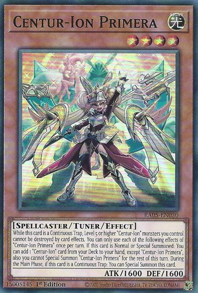 Centur-Ion Primera [RA05-EN030] Super Rare | Exor Games New Glasgow