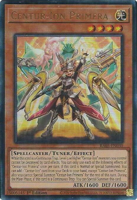 Centur-Ion Primera (Ultimate Rare) [RA05-EN030] Ultimate Rare | Exor Games New Glasgow
