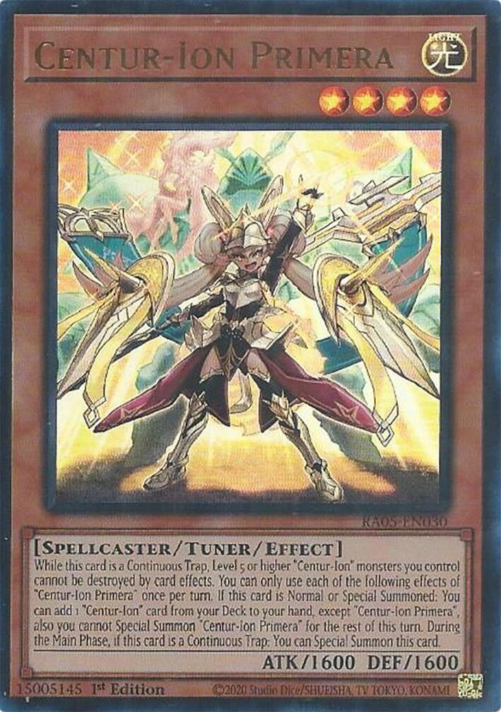 Centur-Ion Primera (Ultra Rare) [RA05-EN030] Ultra Rare | Exor Games New Glasgow
