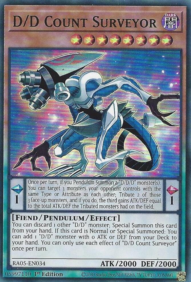 D/D Count Surveyor [RA05-EN034] Super Rare | Exor Games New Glasgow