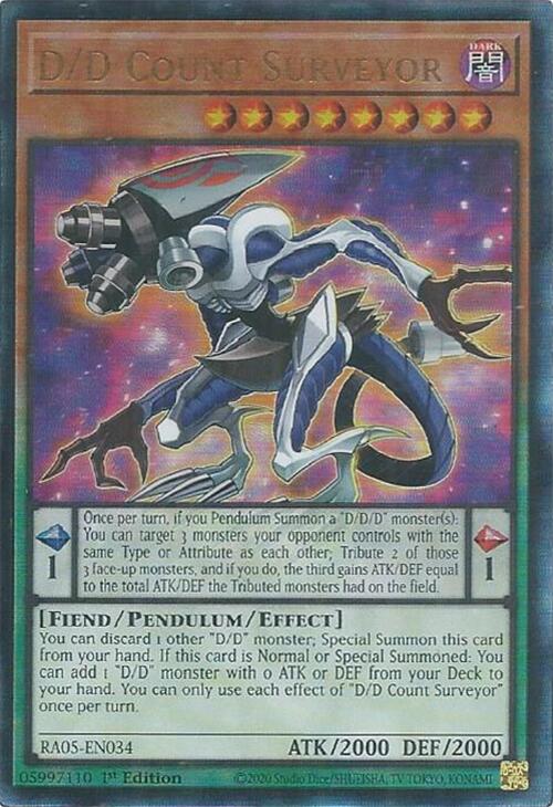 D/D Count Surveyor (Ultimate Rare) [RA05-EN034] Ultimate Rare | Exor Games New Glasgow