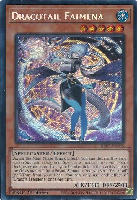 Dracotail Faimena (Secret Rare) [RA05-EN035] Secret Rare | Exor Games New Glasgow