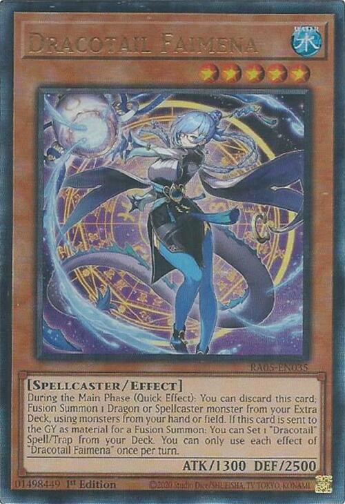 Dracotail Faimena (Ultimate Rare) [RA05-EN035] Ultimate Rare | Exor Games New Glasgow