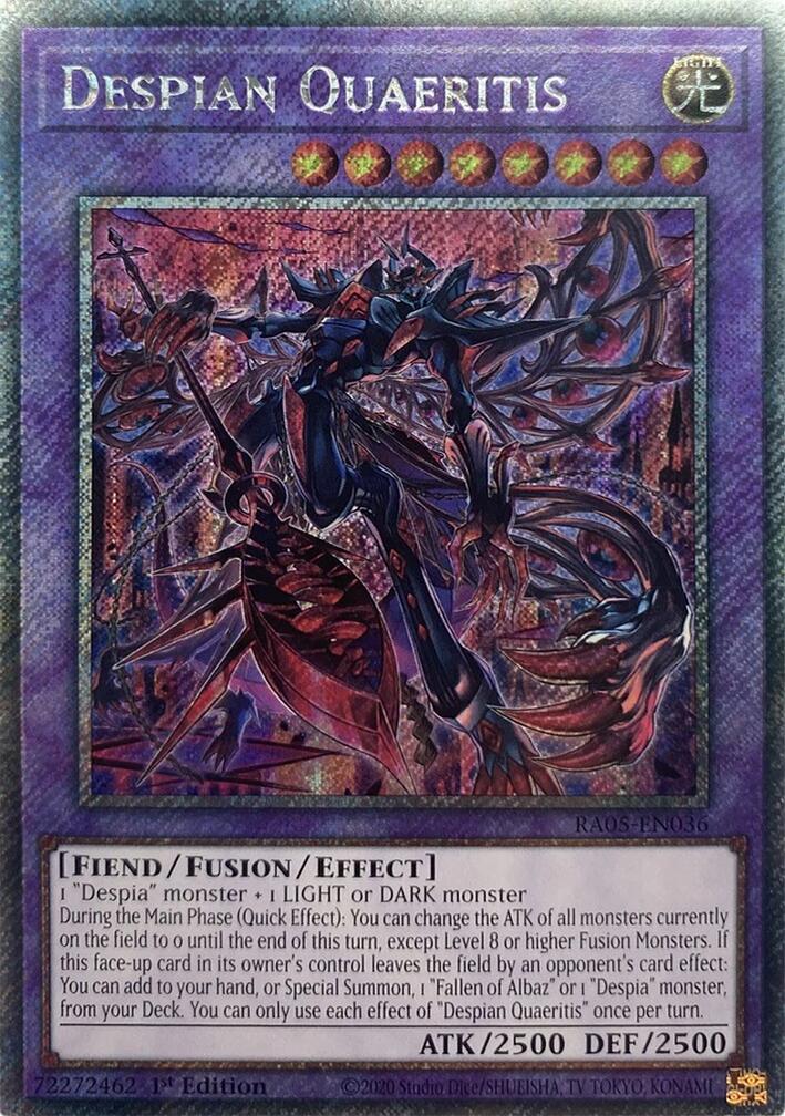 Despian Quaeritis (Platinum Secret Rare) [RA05-EN036] Platinum Secret Rare | Exor Games New Glasgow