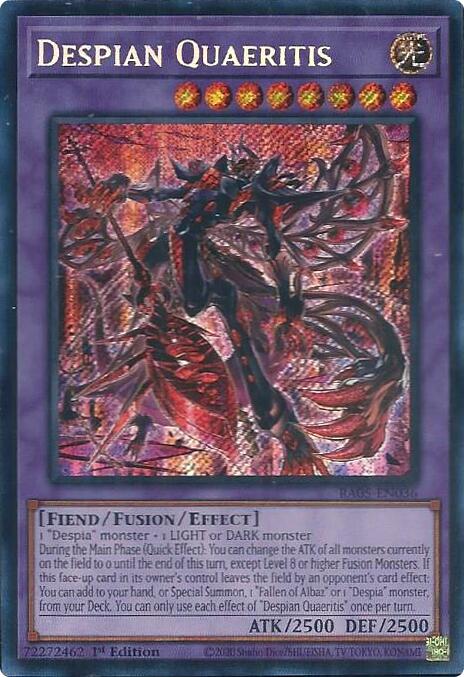 Despian Quaeritis (Secret Rare) [RA05-EN036] Secret Rare | Exor Games New Glasgow
