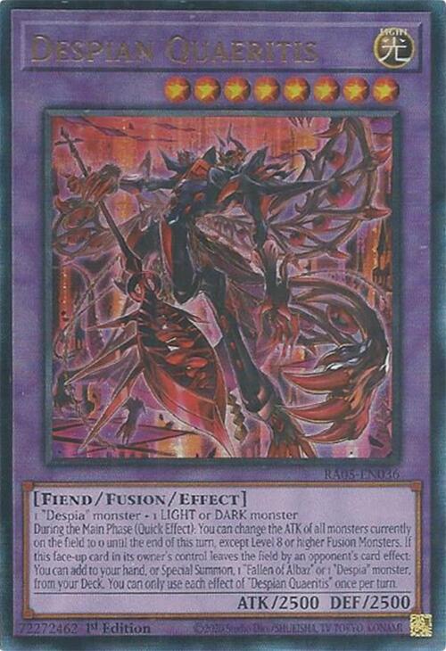 Despian Quaeritis (Ultimate Rare) [RA05-EN036] Ultimate Rare | Exor Games New Glasgow