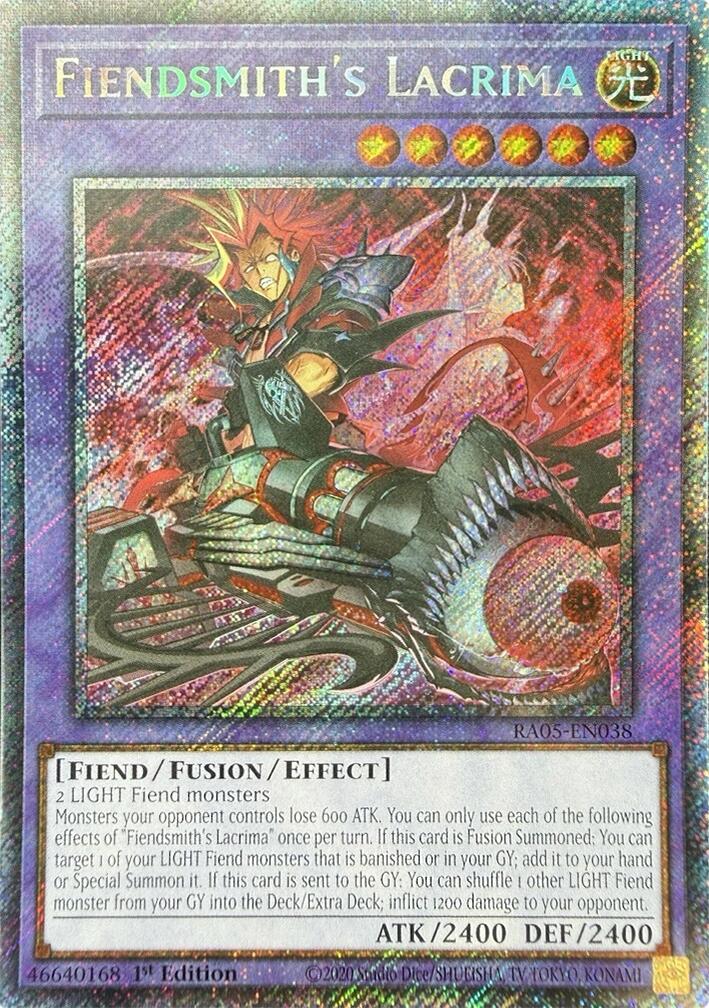 Fiendsmith's Lacrima (Platinum Secret Rare) [RA05-EN038] Platinum Secret Rare | Exor Games New Glasgow