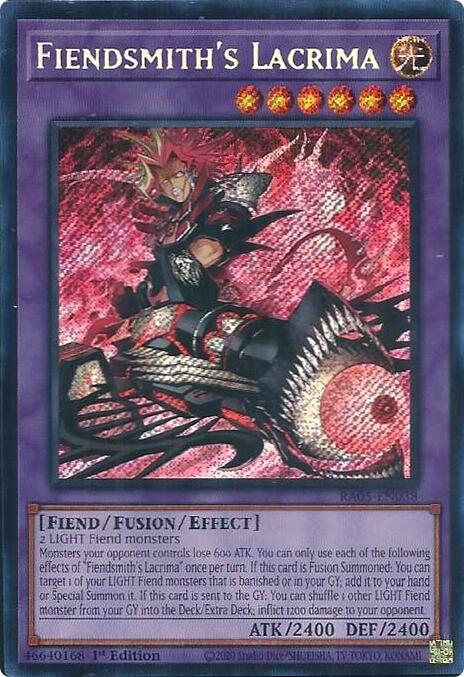 Fiendsmith's Lacrima (Secret Rare) [RA05-EN038] Secret Rare | Exor Games New Glasgow