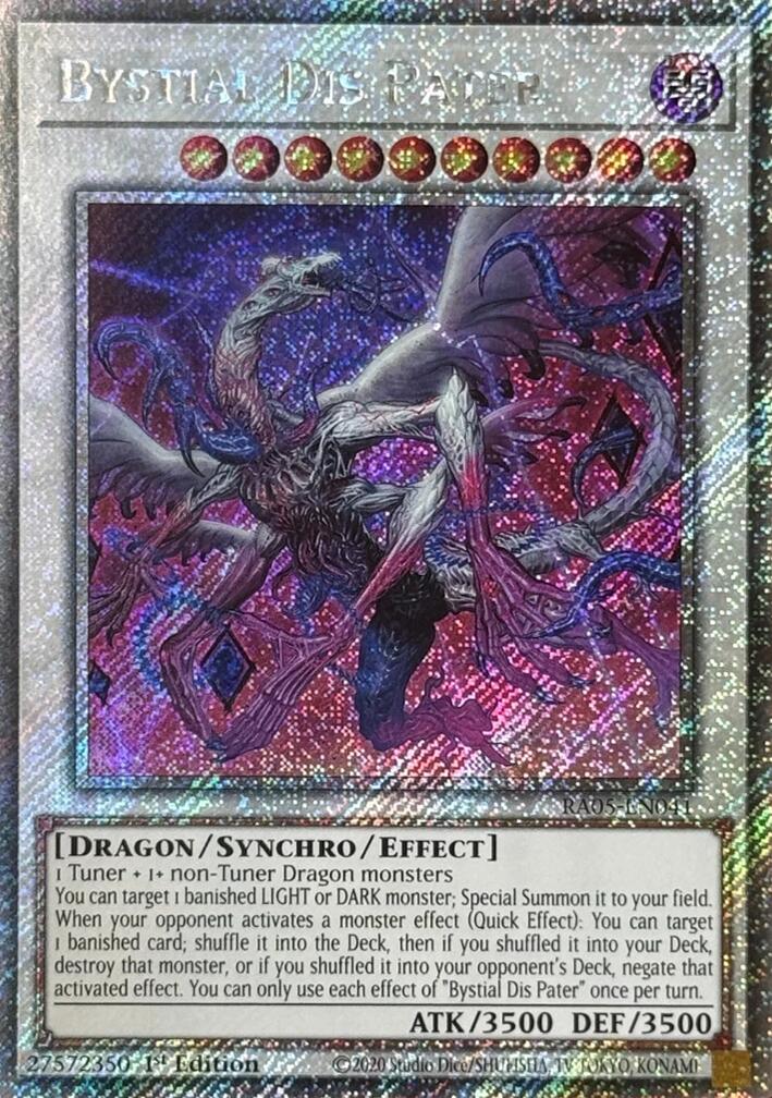 Bystial Dis Pater (Platinum Secret Rare) [RA05-EN041] Platinum Secret Rare | Exor Games New Glasgow
