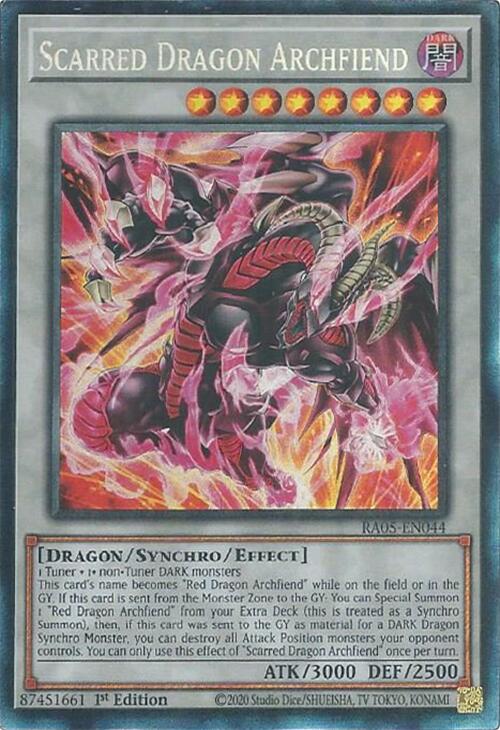 Scarred Dragon Archfiend (Collector's Rare) [RA05-EN044] Collector's Rare | Exor Games New Glasgow