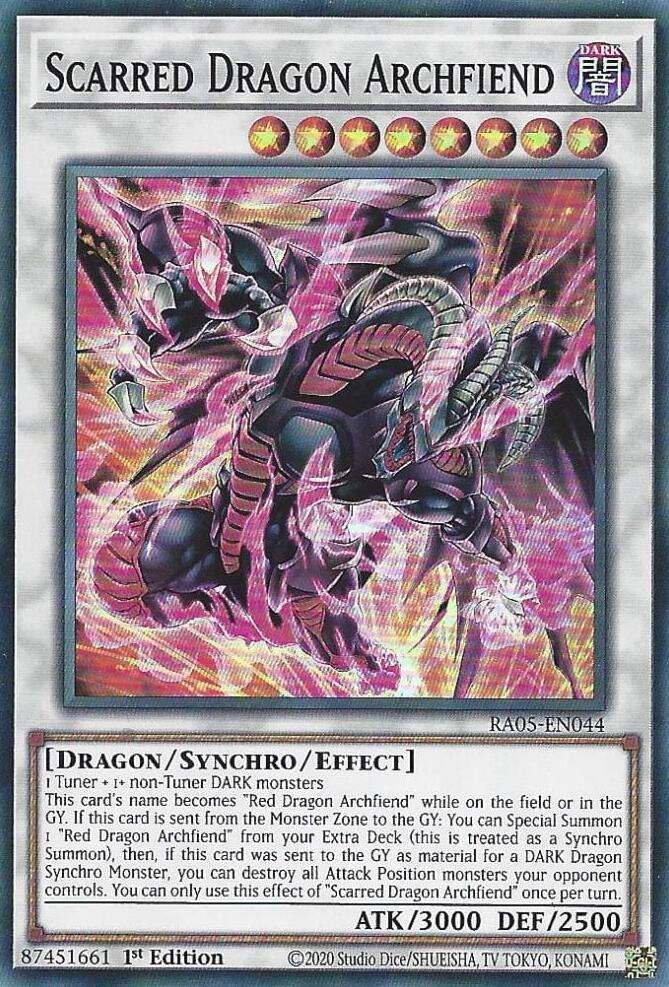Scarred Dragon Archfiend [RA05-EN044] Super Rare | Exor Games New Glasgow