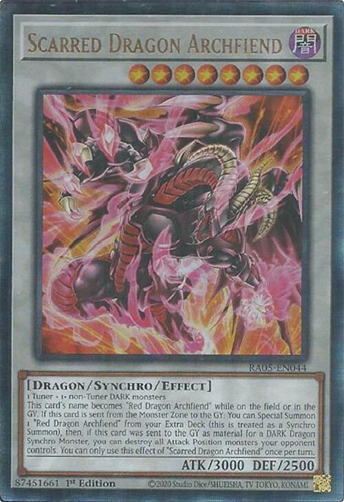 Scarred Dragon Archfiend (Ultimate Rare) [RA05-EN044] Ultimate Rare | Exor Games New Glasgow