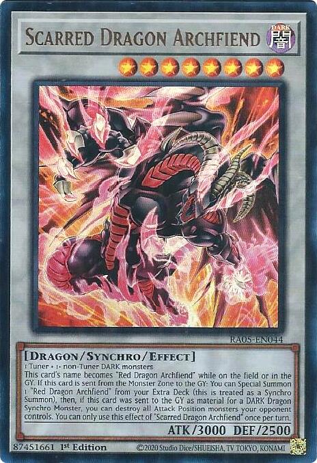 Scarred Dragon Archfiend (Ultra Rare) [RA05-EN044] Ultra Rare | Exor Games New Glasgow