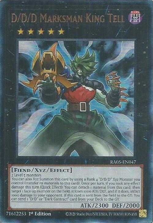 D/D/D Marksman King Tell (Ultimate Rare) [RA05-EN047] Ultimate Rare | Exor Games New Glasgow