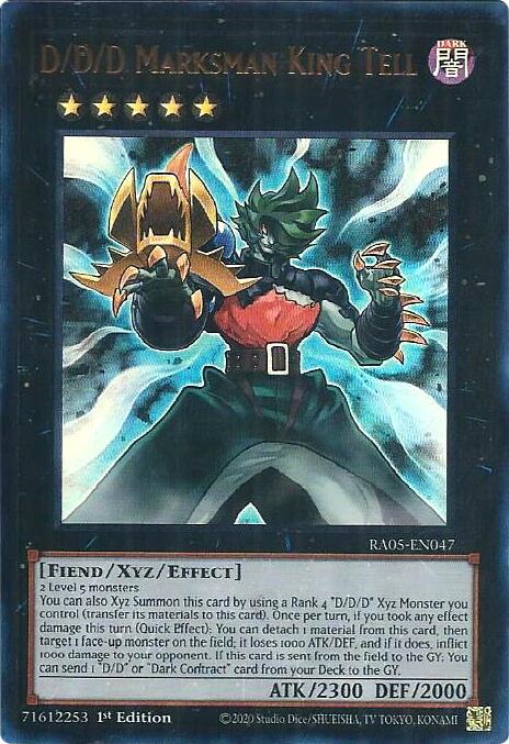D/D/D Marksman King Tell (Ultra Rare) [RA05-EN047] Ultra Rare | Exor Games New Glasgow