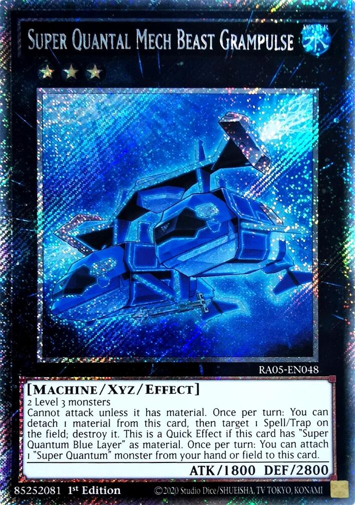 Super Quantal Mech Beast Grampulse (Platinum Secret Rare) [RA05-EN048] Platinum Secret Rare | Exor Games New Glasgow