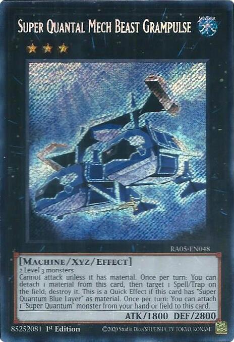 Super Quantal Mech Beast Grampulse (Secret Rare) [RA05-EN048] Secret Rare | Exor Games New Glasgow
