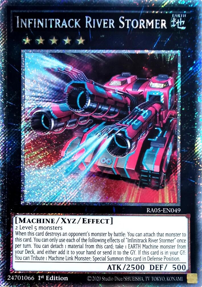 Infinitrack River Stormer (Platinum Secret Rare) [RA05-EN049] Platinum Secret Rare | Exor Games New Glasgow