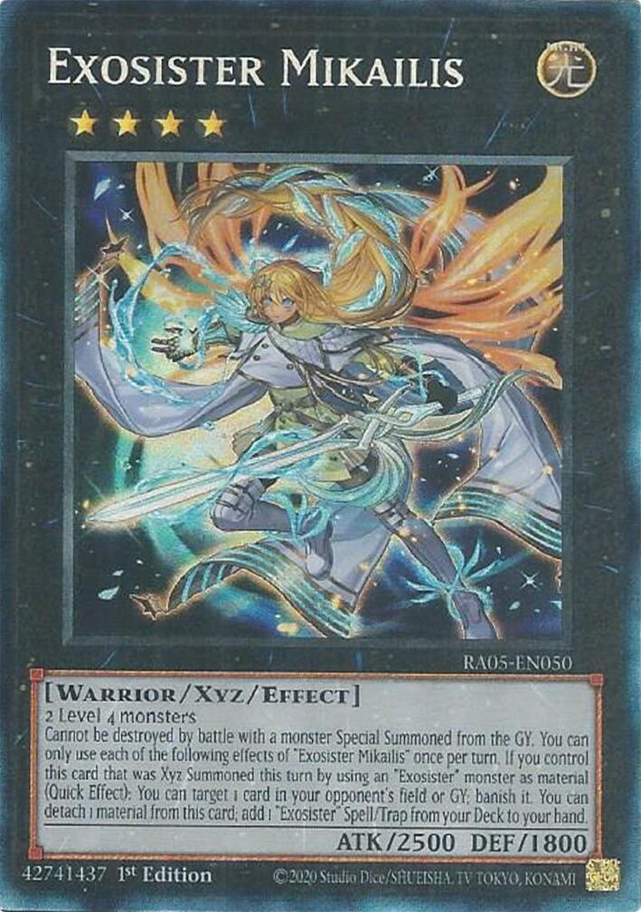 Exosister Mikailis (Collector's Rare) [RA05-EN050] Collector's Rare | Exor Games New Glasgow