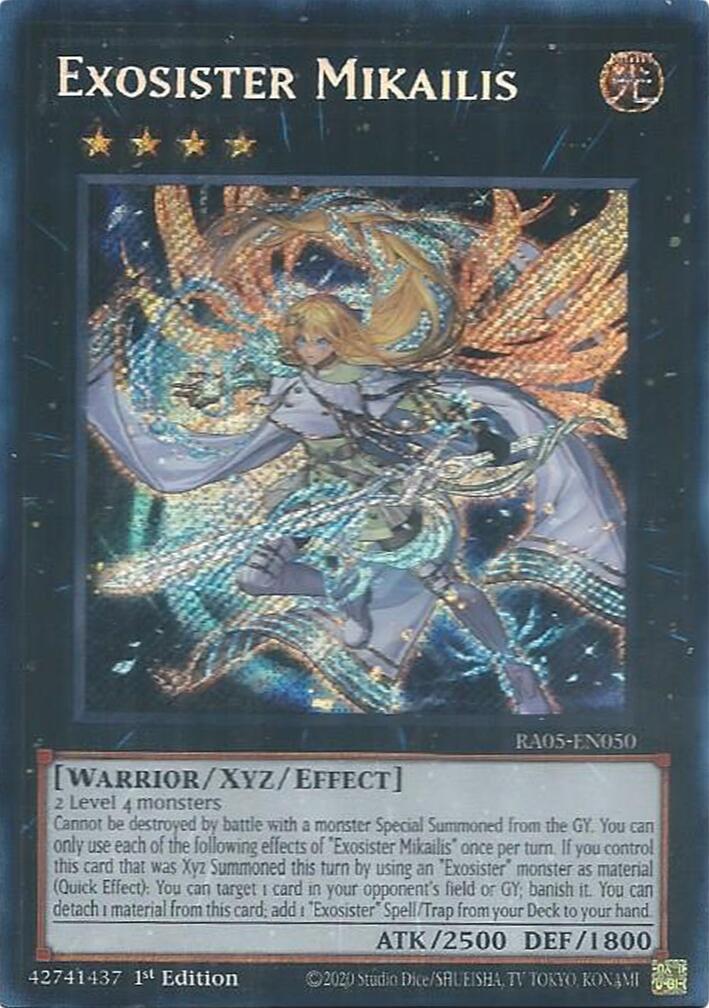 Exosister Mikailis (Secret Rare) [RA05-EN050] Secret Rare | Exor Games New Glasgow