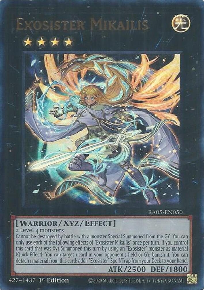 Exosister Mikailis (Ultra Rare) [RA05-EN050] Ultra Rare | Exor Games New Glasgow