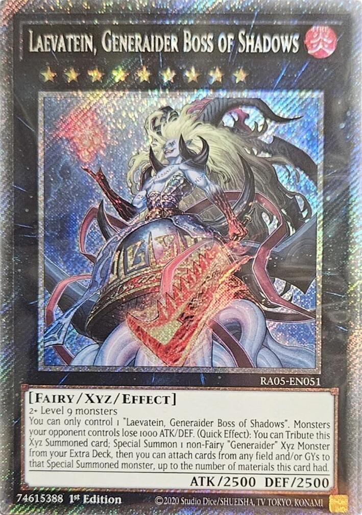 Laevatein, Generaider Boss of Shadows (Platinum Secret Rare) [RA05-EN051] Platinum Secret Rare | Exor Games New Glasgow