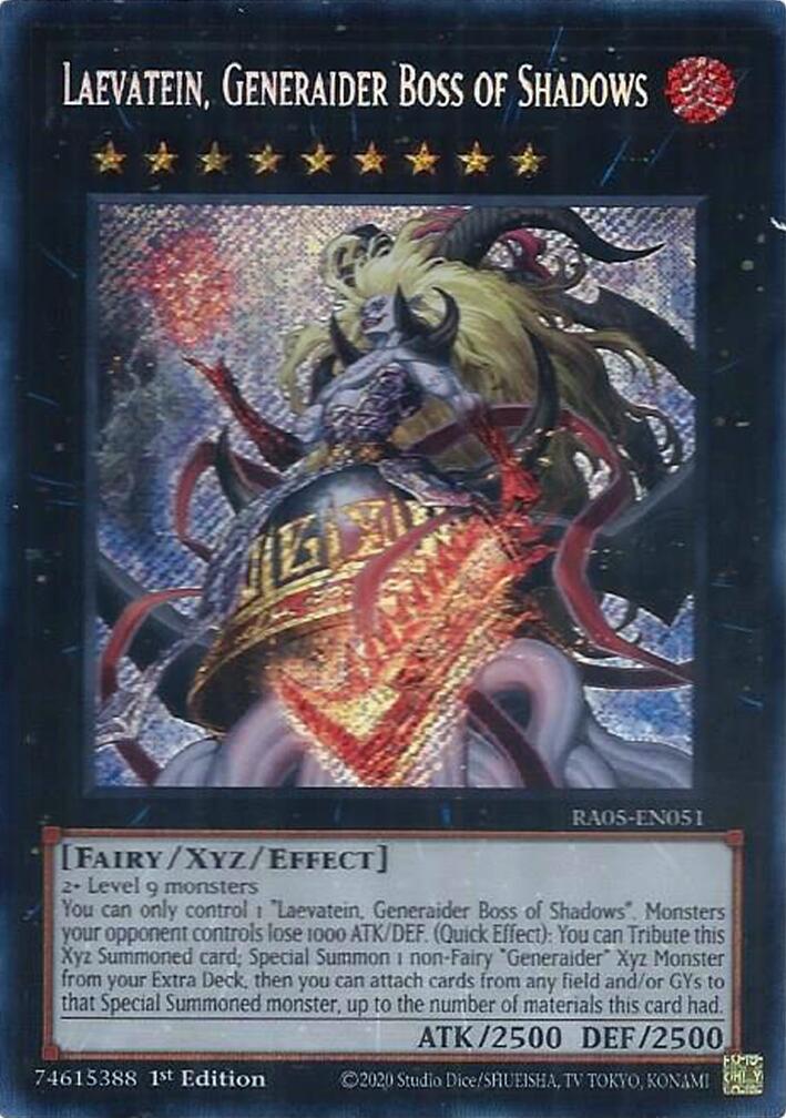 Laevatein, Generaider Boss of Shadows (Secret Rare) [RA05-EN051] Secret Rare | Exor Games New Glasgow