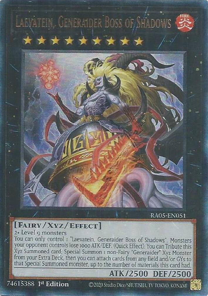 Laevatein, Generaider Boss of Shadows (Ultimate Rare) [RA05-EN051] Ultimate Rare | Exor Games New Glasgow