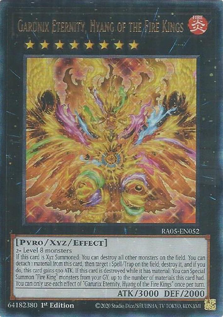 Garunix Eternity, Hyang of the Fire Kings (Ultimate Rare) [RA05-EN052] Ultimate Rare | Exor Games New Glasgow