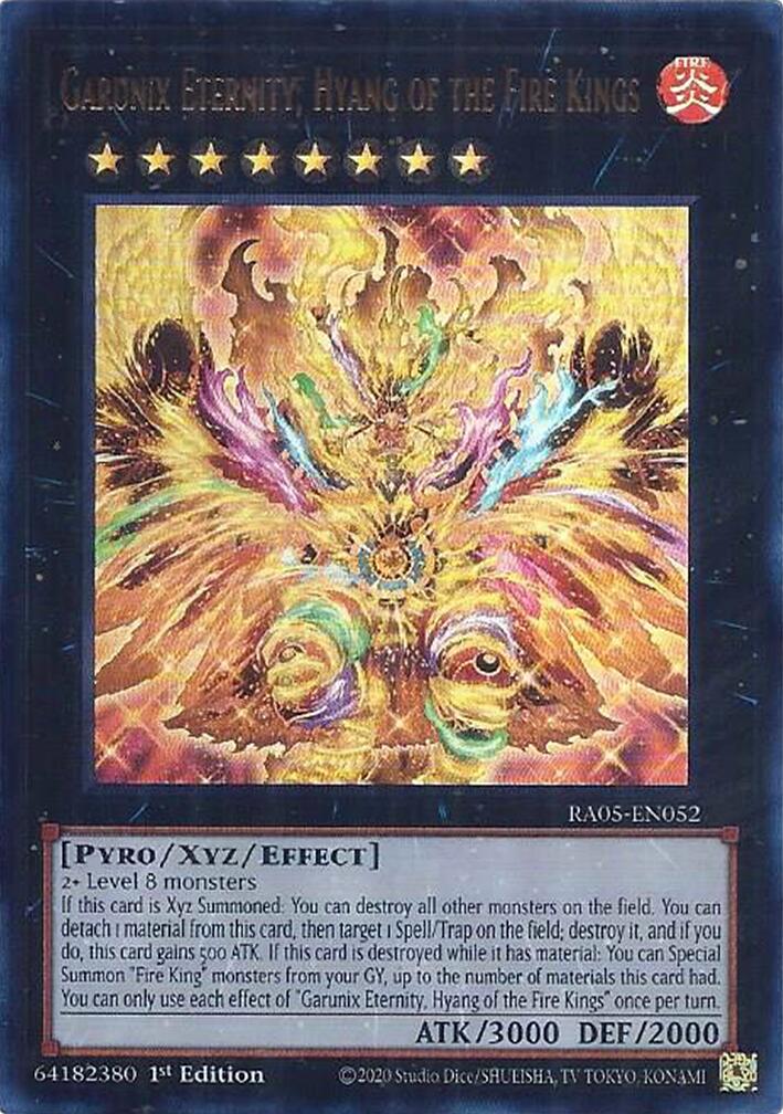Garunix Eternity, Hyang of the Fire Kings (Ultra Rare) [RA05-EN052] Ultra Rare | Exor Games New Glasgow
