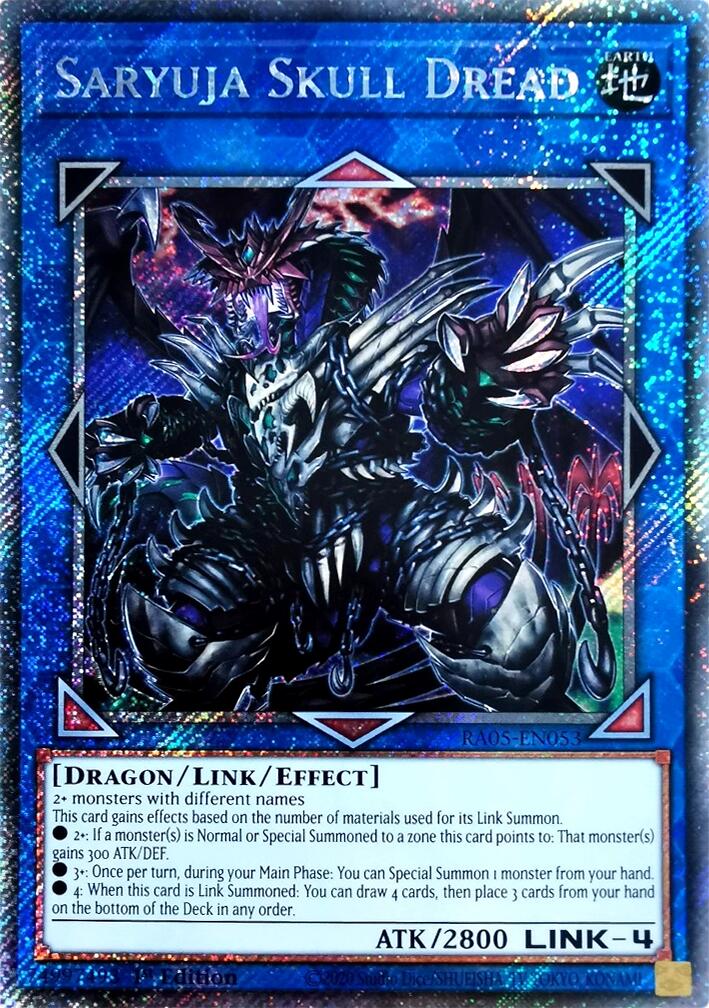 Saryuja Skull Dread (Platinum Secret Rare) [RA05-EN053] Platinum Secret Rare | Exor Games New Glasgow