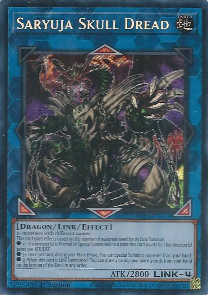 Saryuja Skull Dread (Secret Rare) [RA05-EN053] Secret Rare | Exor Games New Glasgow
