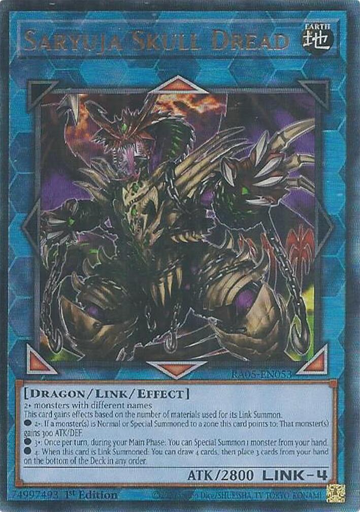 Saryuja Skull Dread (Ultimate Rare) [RA05-EN053] Ultimate Rare | Exor Games New Glasgow