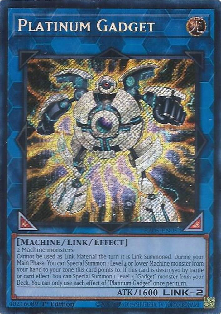 Platinum Gadget (Secret Rare) [RA05-EN054] Secret Rare | Exor Games New Glasgow