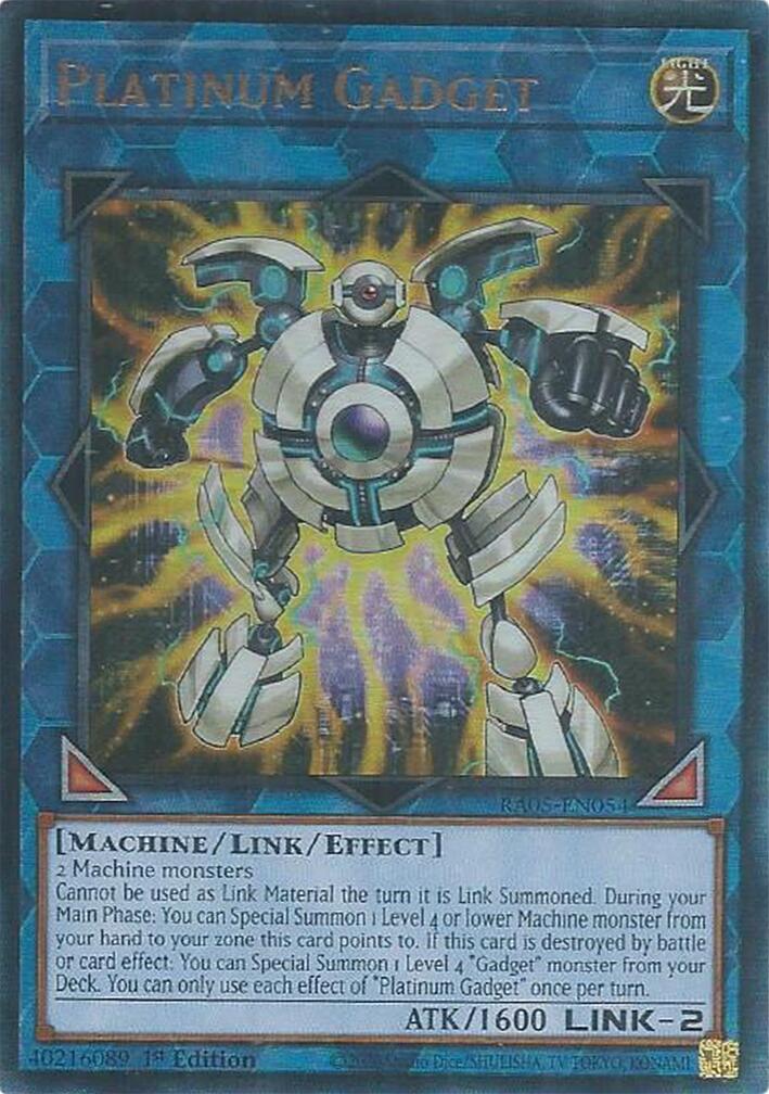 Platinum Gadget (Ultimate Rare) [RA05-EN054] Ultimate Rare | Exor Games New Glasgow
