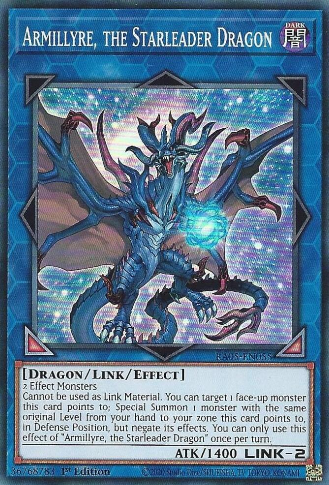 Armillyre, the Starleader Dragon [RA05-EN055] Super Rare | Exor Games New Glasgow