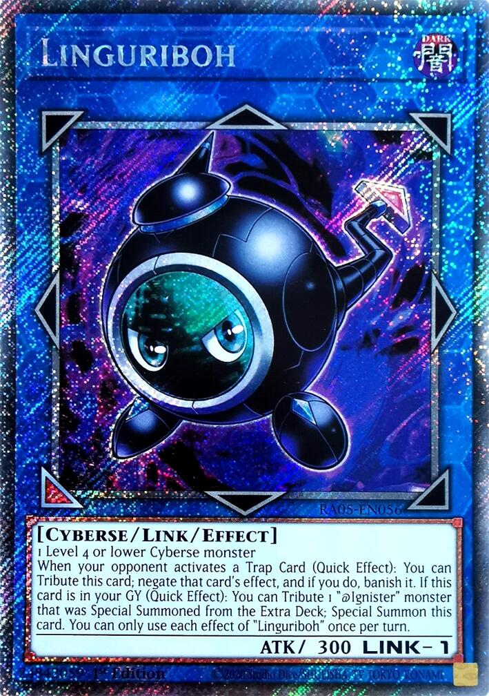 Linguriboh (Platinum Secret Rare) [RA05-EN056] Platinum Secret Rare | Exor Games New Glasgow