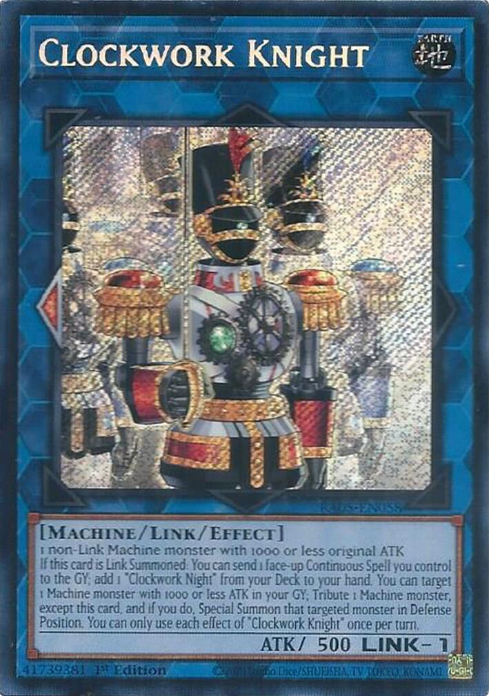 Clockwork Knight (Secret Rare) [RA05-EN058] Secret Rare | Exor Games New Glasgow