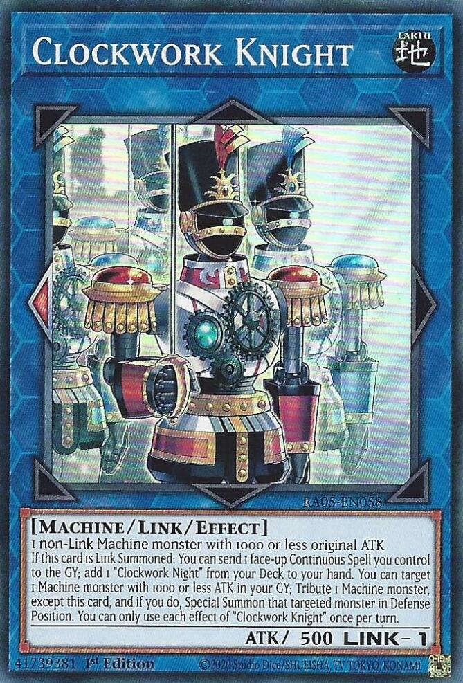 Clockwork Knight [RA05-EN058] Super Rare | Exor Games New Glasgow