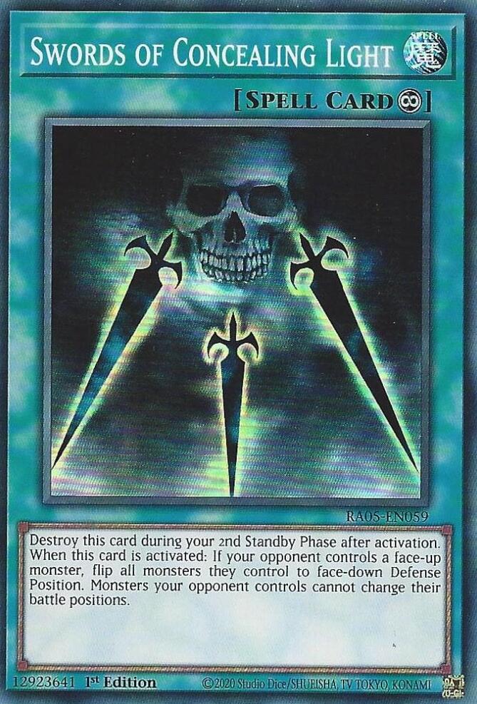 Swords of Concealing Light [RA05-EN059] Super Rare | Exor Games New Glasgow