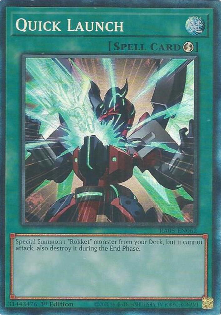 Quick Launch (Collector's Rare) [RA05-EN062] Collector's Rare | Exor Games New Glasgow