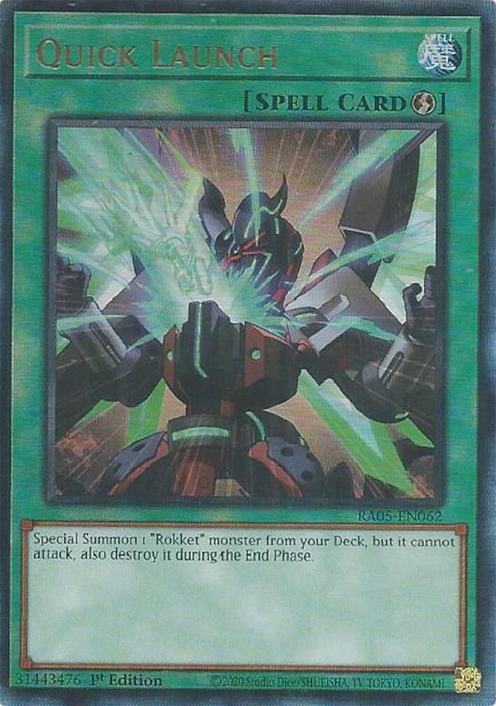 Quick Launch (Ultimate Rare) [RA05-EN062] Ultimate Rare | Exor Games New Glasgow