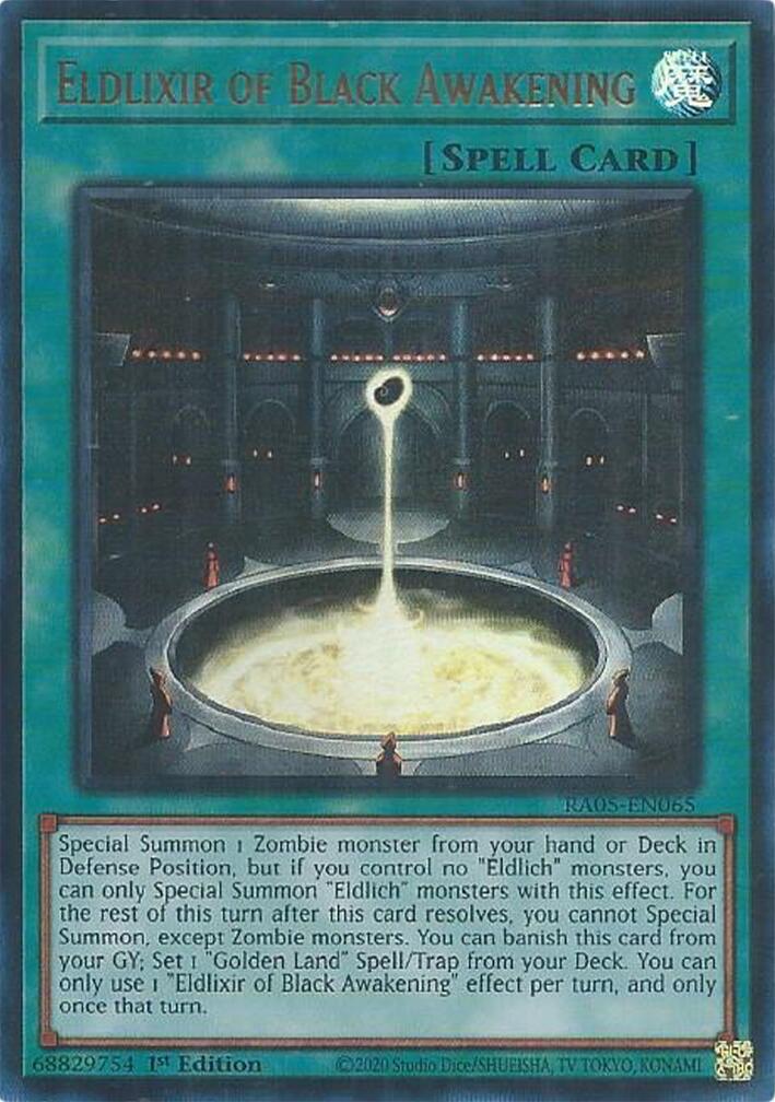 Eldlixir of Black Awakening (Ultra Rare) [RA05-EN065] Ultra Rare | Exor Games New Glasgow