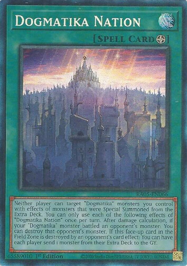 Dogmatika Nation (Collector's Rare) [RA05-EN066] Collector's Rare | Exor Games New Glasgow