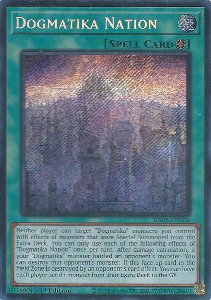 Dogmatika Nation (Secret Rare) [RA05-EN066] Secret Rare | Exor Games New Glasgow